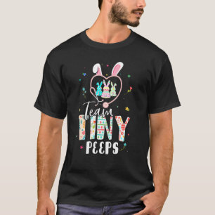 Paasverpleegster Nicu Paasdag Stethoscoop Bunn T-shirt