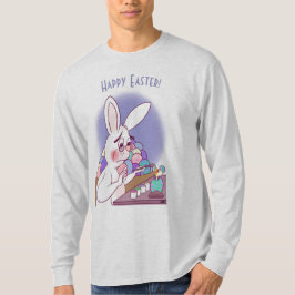 Paasverrassende Mannen Lange gestroomlijnde T-Shir T-shirt