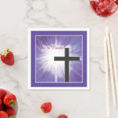 Paasverslaafden Kruisstoot op Paars, Risen Servet (Insitu)