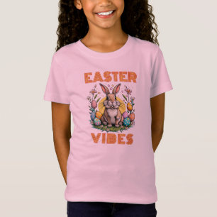 Paasvibes met paashaas en eieren t-shirt