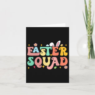 Paasvierfamilie komt overeen met paasdag bunny Egg Kaart