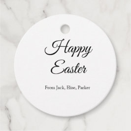 Paasviering toevoegen QR foto blij Pasen Bedankjes Labels