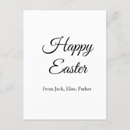 Paasviering toevoegen QR foto blij Pasen Briefkaart