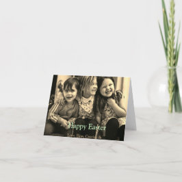 Paasviering toevoegen QR foto blij Pasen Kaart