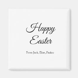 Paasviering toevoegen QR foto blij Pasen Magneet