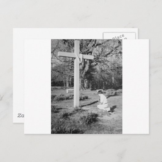 Paasviering van de opstanding van Christus Uitnodiging Briefkaart (Voorkant / Achterkant)