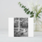 Paasviering van de opstanding van Christus Uitnodiging Briefkaart (Staand voorkant)