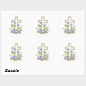 Paasviolette Cross Stickers (Vel)