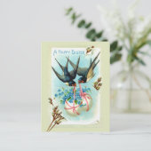 Paasvogels Feestdagenkaart (Staand voorkant)