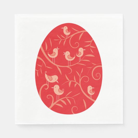 Paasvogels Servet (Voorkant)