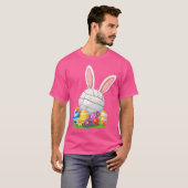 Paasvolleybal Bunny Paasdag T-shirt (Voorkant volledig)