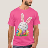 Paasvolleybal Bunny Paasdag T-shirt (Voorkant)