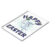 Paasvolleyball Bunny Jump Serve Notitieboek (Linkerzijde)