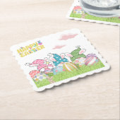 Paasvoorjaarsgnomen met Onderzetters voor paaseier (Gebogen)