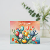 Paasvreugde, lente briefkaart (Staand voorkant)