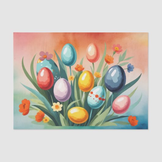 Paasvreugde, lente tissuepapier (Voorkant)