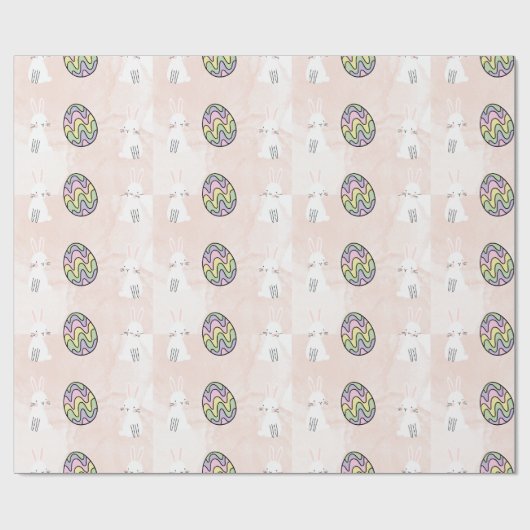 paasvreugdeei cadeaupapier (Vlak)