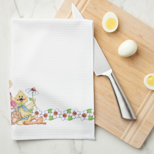 Paasvrienden - keukenhanddoek (Quarter Fold)