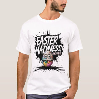 Paaswaanzin ontketend Crazy Easter Egg T-shirt