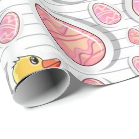 Paaswagen Cadeaupapier (Rol Hoek)