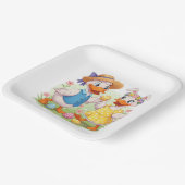 Paaswagen Papieren Bordje (Gebogen)