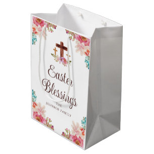 Paaswensen Bloemstuk Religieus Kruis Medium Cadeauzakje