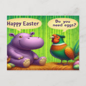 Paaswensen: Feasant's Egg-aanbieding Feestdagenkaart (Voorkant)