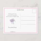  paaswensen met Lamb & Bunnies Briefkaart (Achterkant)