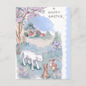 paaswensen met Lamb & Bunnies Briefkaart (Voorkant)