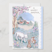  paaswensen met Lamb & Bunnies Feestdagenkaart (Voorkant)