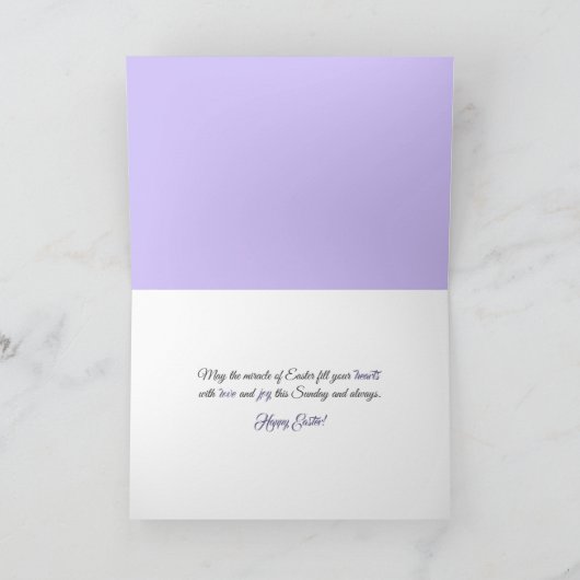 Paaswensen voor broertjes en zusjes Asters Feestdagen Kaart (Binnen)