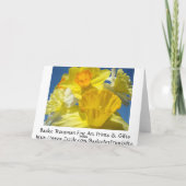Paaswensen voor mijn vriend! Kaarten Narcis (Achterkant)