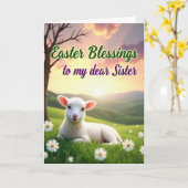 Paaswensen Zuster Kaart (Gele Bloem)