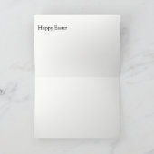 PaasWenskaart/Bunny Feestdagen Kaart (Binnen)