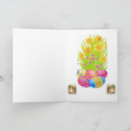 PaasWenskaart Feestdagen Kaart (Binnen)