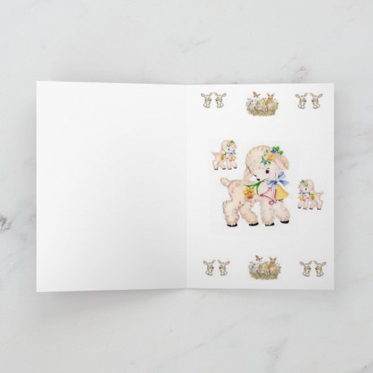 PaasWenskaart Feestdagen Kaart (Binnen)