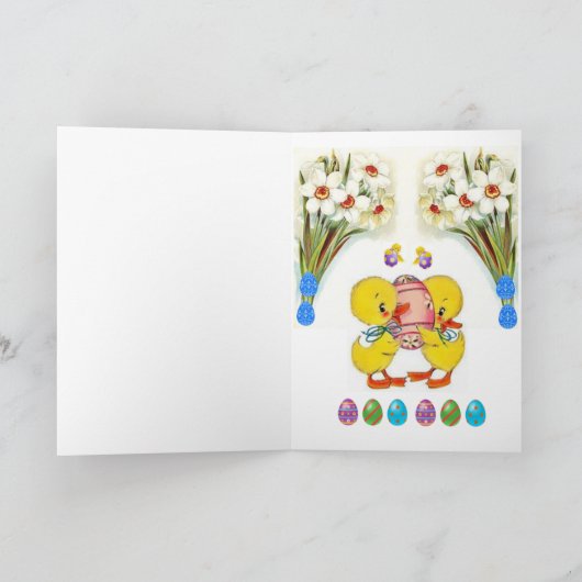 PaasWenskaart Feestdagen Kaart (Binnen)