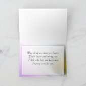 PaasWenskaart Feestdagen Kaart (Binnen)