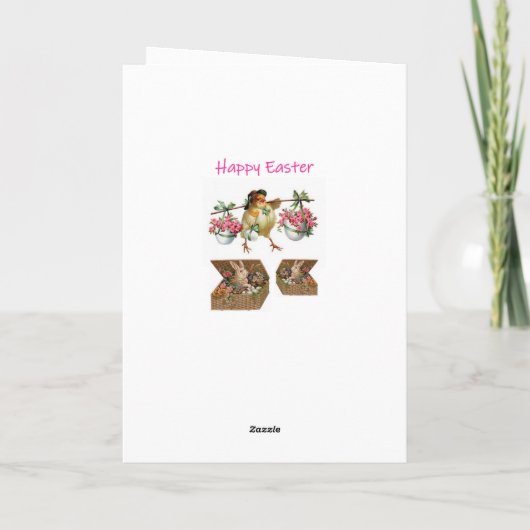 PaasWenskaart Feestdagen Kaart (Achterkant)