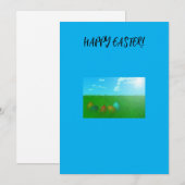 PaasWenskaart Feestdagenkaart (Voorkant / Achterkant)
