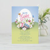 PaasWenskaart Feestdagenkaart (Staand voorkant)