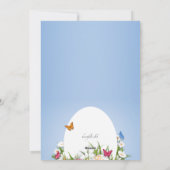 PaasWenskaart Feestdagenkaart (Achterkant)