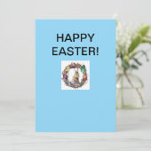 PaasWenskaart Feestdagenkaart (Staand voorkant)