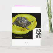 PaasWenskaart - Foxglove Beard-Tongue Feestdagen Kaart (Achterkant)