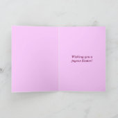 PaasWenskaart - Foxglove Beard-Tongue Feestdagen Kaart (Binnen)