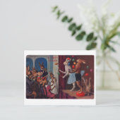 paasWenskaart - Juggling Bunnies Briefkaart (Staand voorkant)