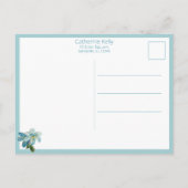  paaswijn met doven en bloemen briefkaart (Achterkant)