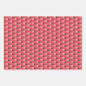 paaswitbundels roze en groen inpakpapier vel (Voorkant 2)