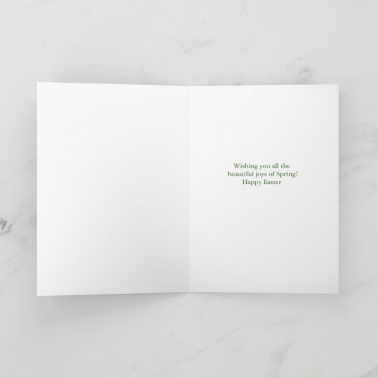 Paaswitte Lily Joys of Spring Wenskaart Kaart (Binnen)