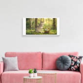 Paaswolf  canvas afdruk (Insitu (Woonkamer))